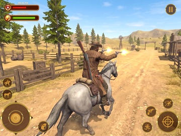 Cowboy Wild West Survival Game iPad screenshot