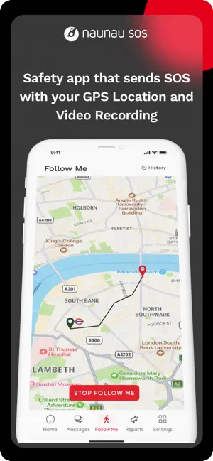 NauNauSOS-Location Sharing App screenshot 4