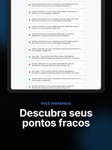 GCM Civil Guard Test: Brazil iPad screenshot