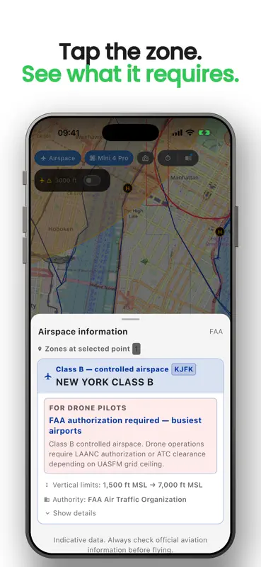 DroneKoll - Airspace and map screenshot 2 of 10