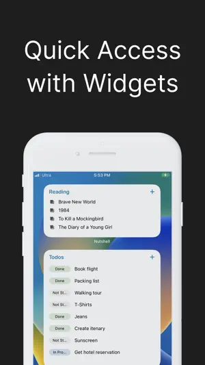 Nutshell: Widgets for Notion screenshot 4