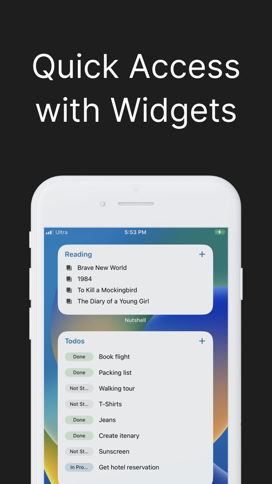 #4. Nutshell: Widgets for Notion (iOS) 来自: 向伟 陈