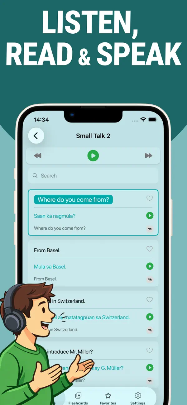 Screenshot #3 pour Learn Filipino - Lentil