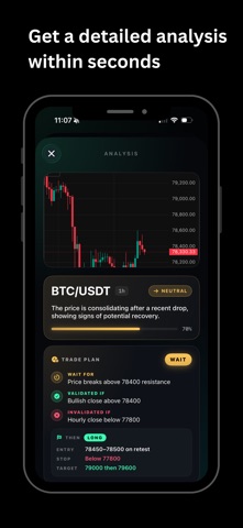 Chart AI iPhone screenshot