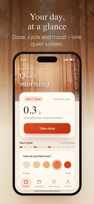Microama: Microdose Tracker screenshot 2