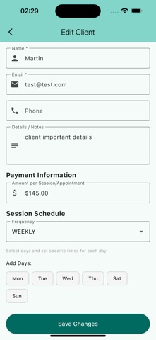 MiniControle: Practice Mgmt screenshot