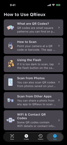 QRieux - QR Scanner Screenshot 6 of 6