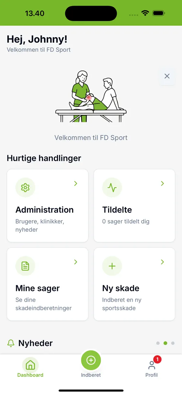 Screenshot #2 pour FysioDK Sport
