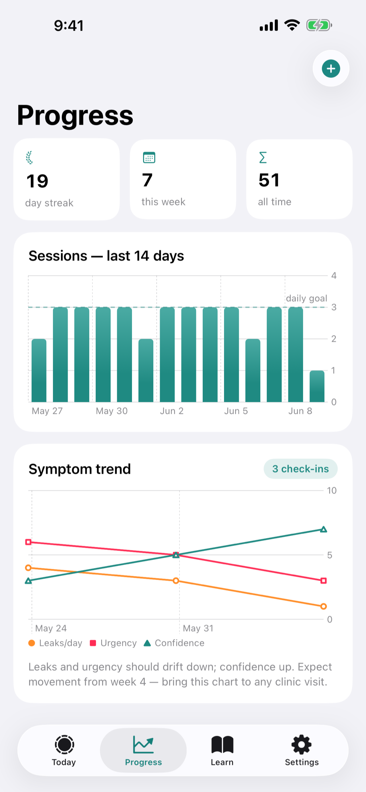 Keel: Pelvic Floor Trainer screenshot 3