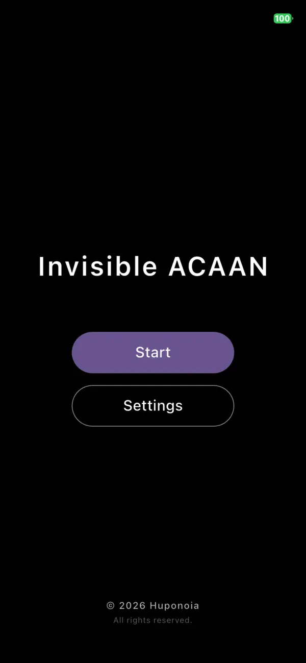 Screenshot #1 pour Invisible ACAAN