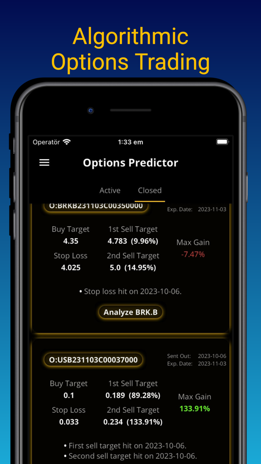 #3. Options Trading Predictions AI (iOS) 由: Loheden AI Solutions AB