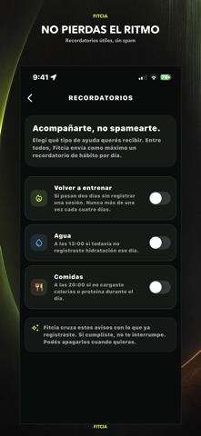 Fitcia screenshot