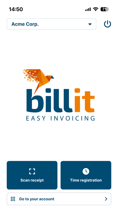 Billit Expenses Screenshot