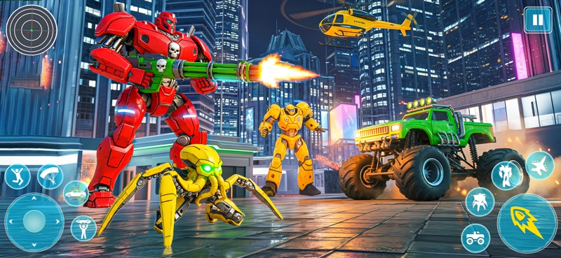 jogo de carro robô polvo 3D- screenshot 4