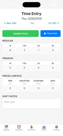 UpCheck: Hours & Pay Screenshot 3 of 10