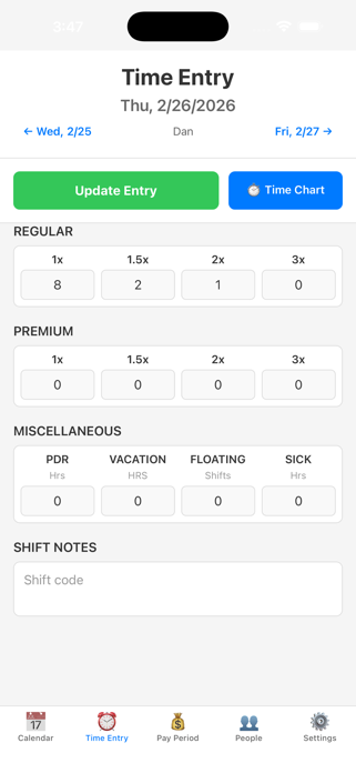 UpCheck: Hours & Pay Screenshot 3 of 10