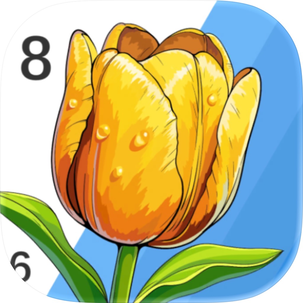 Apple App Store cover for Vivid Color Paint By Number