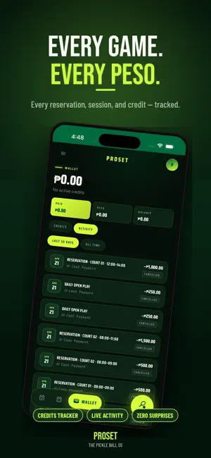 Proset: Pickleball Club App iPhone screenshot 4