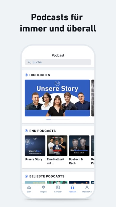 LVZ - Nachrichten und Podcast iPhone screenshot 8 - News app