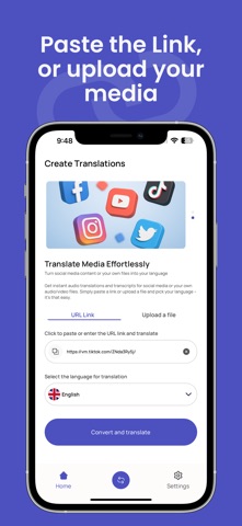 Translate Video & Audio: Zingo iPhone screenshot
