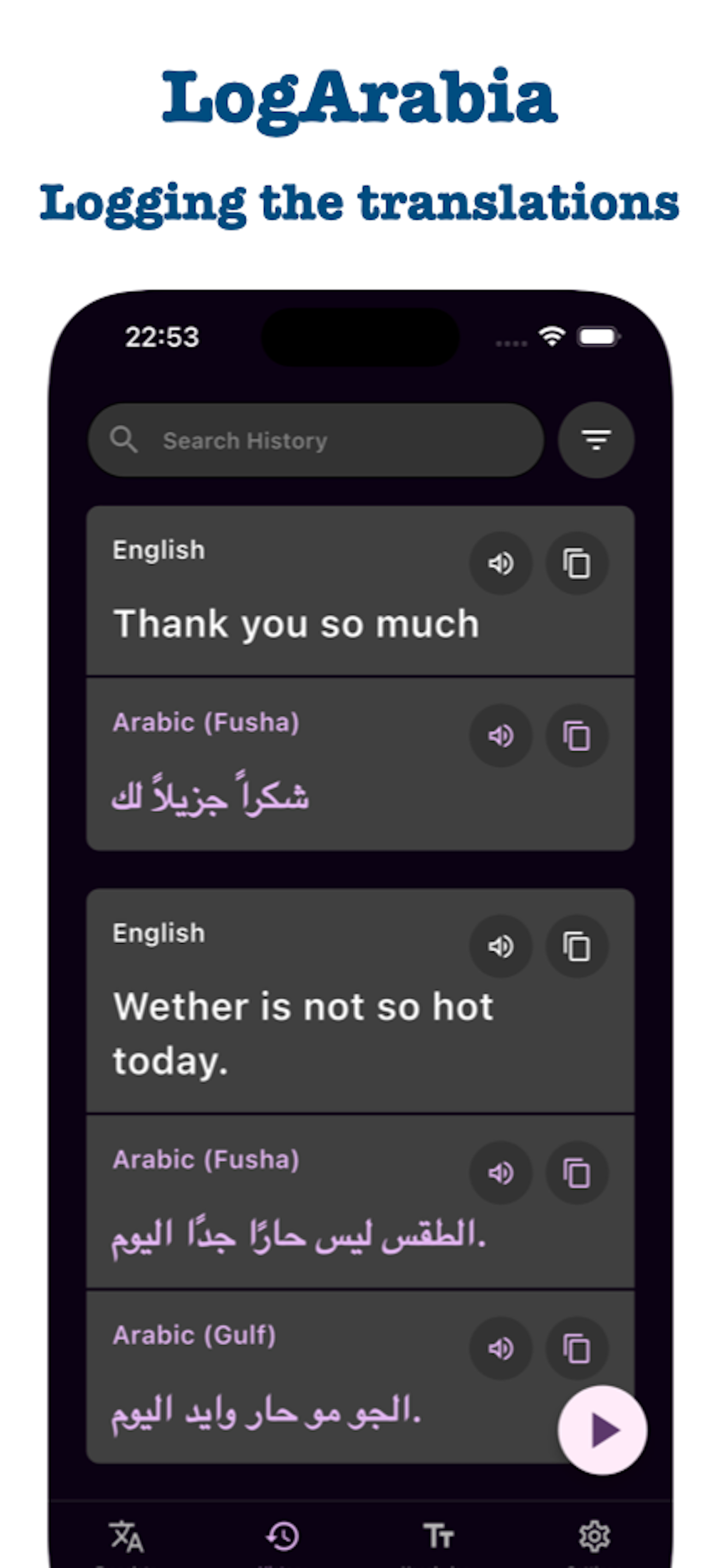 LogArabia: Arabic Dialect