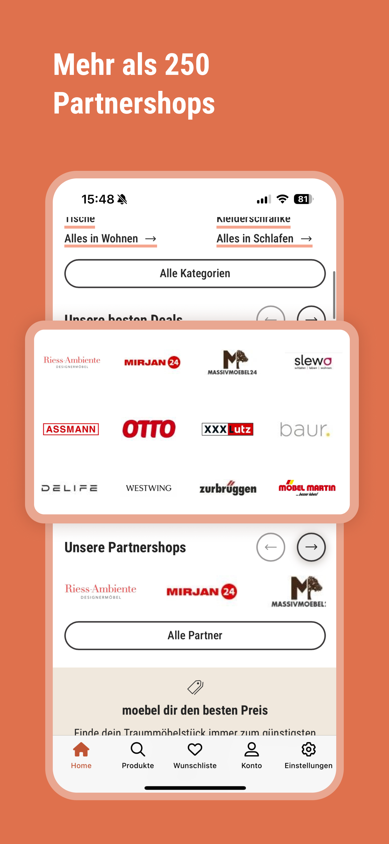 moebel.de: Preisvergleich screenshot 5