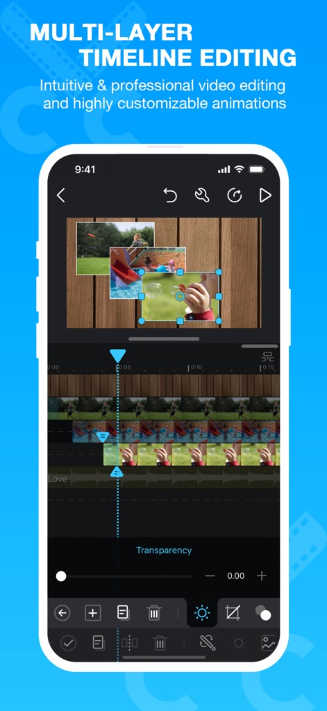 Cute CUT - 다중 트랙 편집