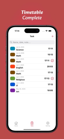 School Timetable & Task Screenshot 2 of 10