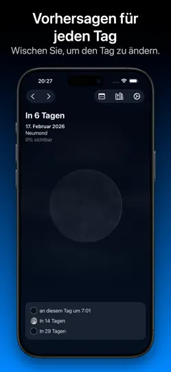 Screenshot von Mooncast auf dem iPhone 3