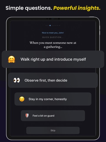 BIG FIVE — Personality Test iPad screenshot