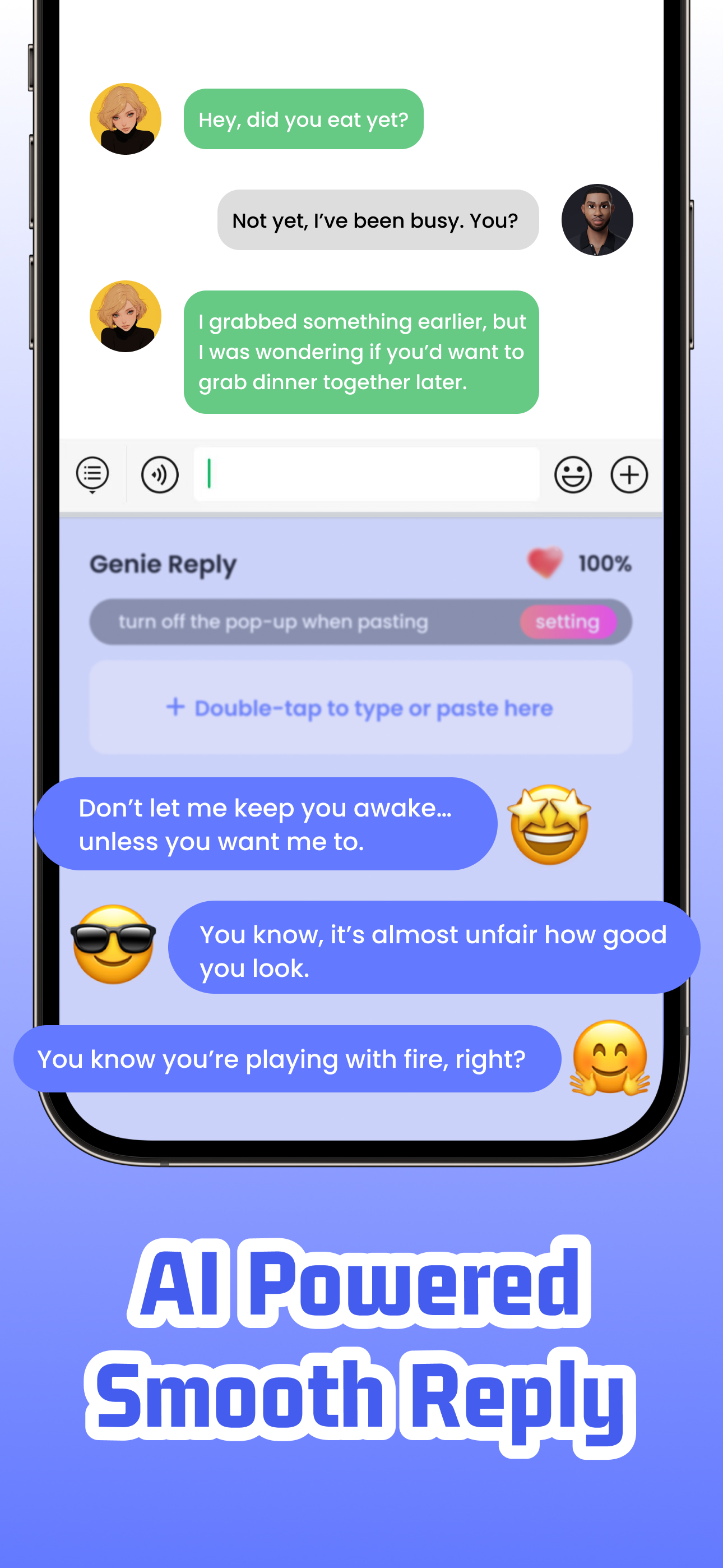 GenieRizz:AI Smart Flirt Reply