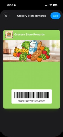 Scan2Wallet screenshot