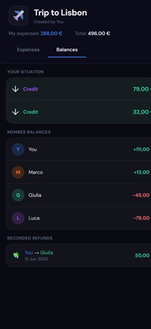 JeySplit - Split Expenses Screenshot 2 of 4
