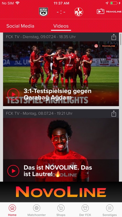 1. FC Kaiserslautern App screenshot-3