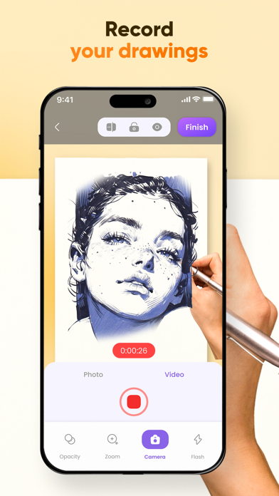 AR Sketch Anime: Trace Drawing iPhone screenshot 5 - Graphics & Design app