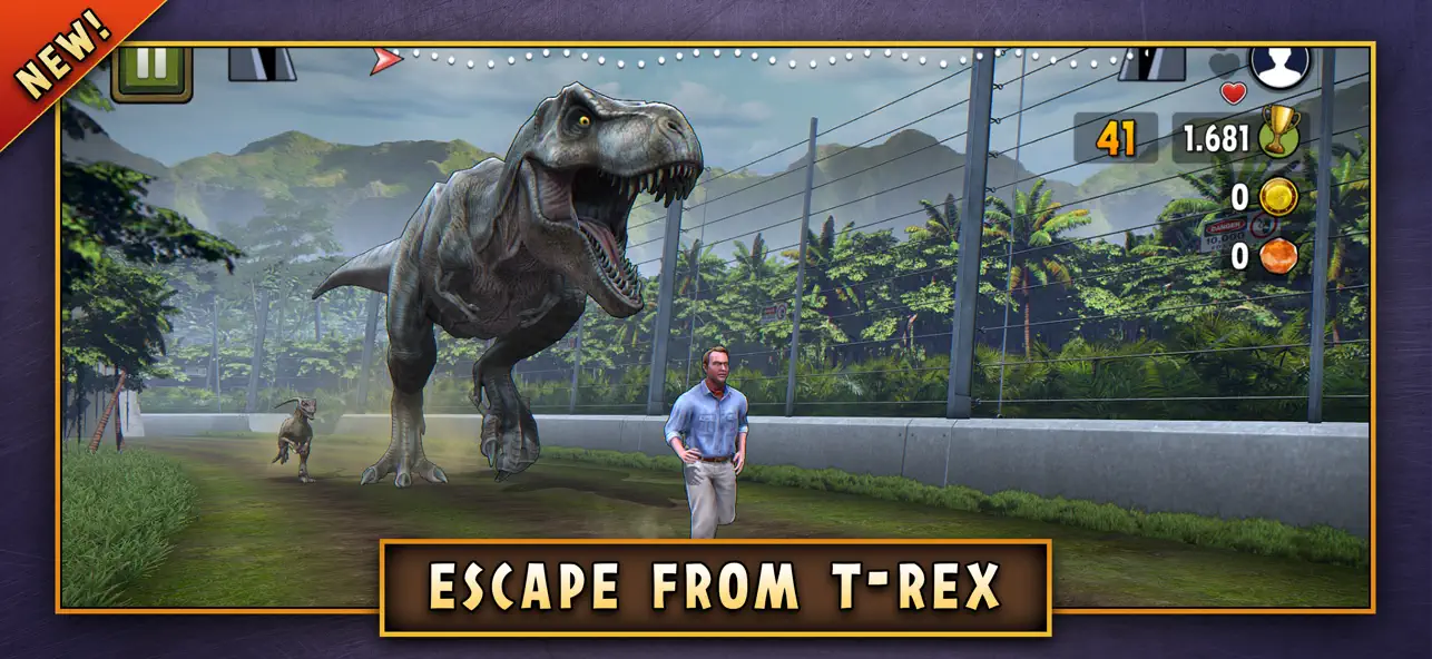 Screenshot #1 pour Jurassic Survivor: Evolved