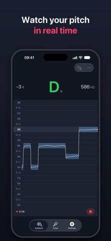 AudioPitch: Pitch Monitor screenshot