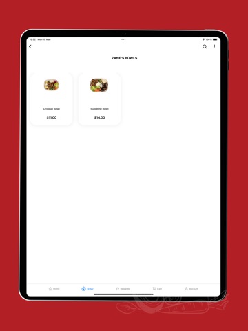 Zanes Lebanese Grill iPad screenshot