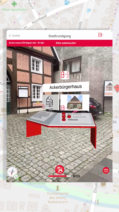 Beckum AR Stadtführung Screenshot