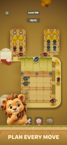 Safari Sort: Zoo Puzzle iPhone screenshot