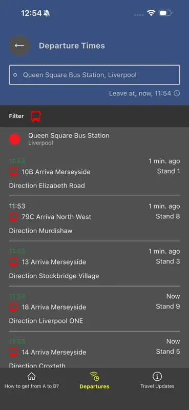 Merseytravel Journey Planner screenshot 3 of 8