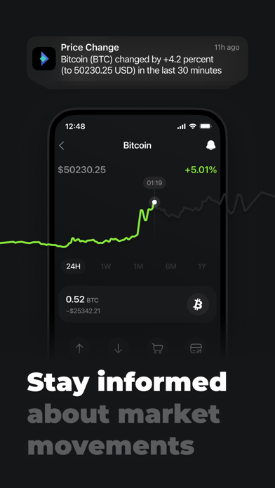 Defexa - Bitcoin Crypto Wallet Screenshot