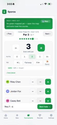 Sporos: Tournament Builder Screenshot 3 of 6