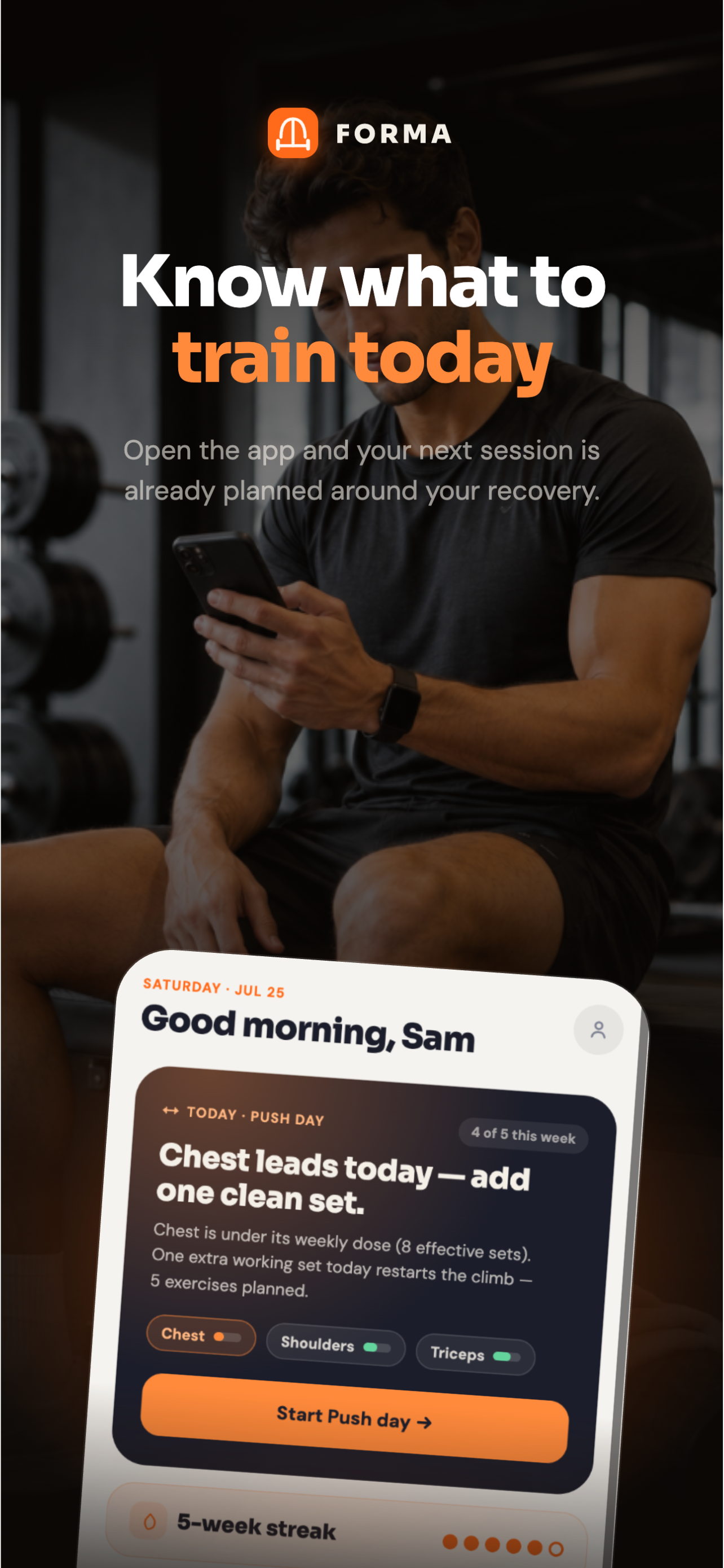 Forma: Workout & Nutrition screenshot 4