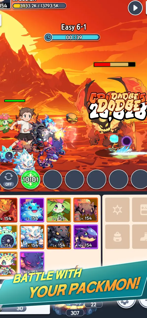 PackMon Idle:Trainer Simulator Hack screenshot 4 - iOS game interface