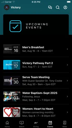 Victory Church Raleigh screenshot 3