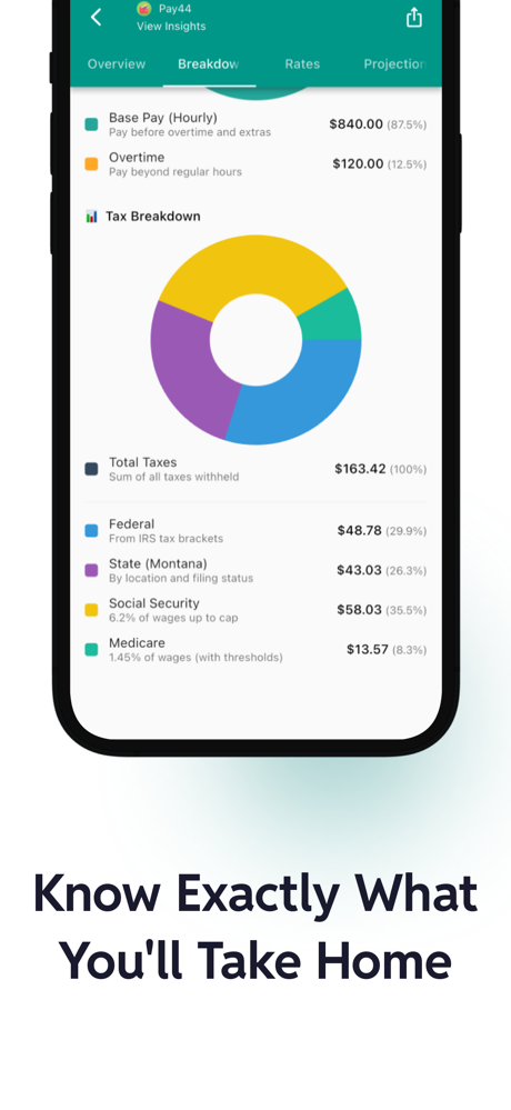 Paycheck Calculator US - Pay44 screenshot 8