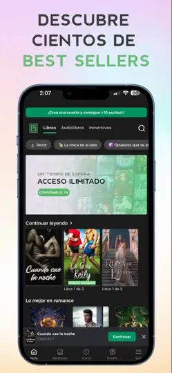 Captura de pantalla de GALATEA: Novels & Audiobooks en iPhone 1