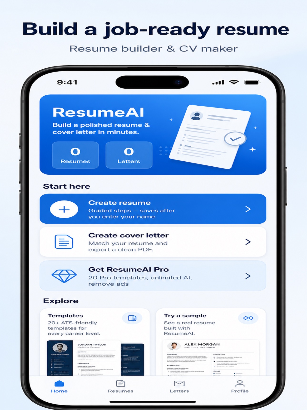 Screenshot 8 of Resume Builder+ : CV Maker AI