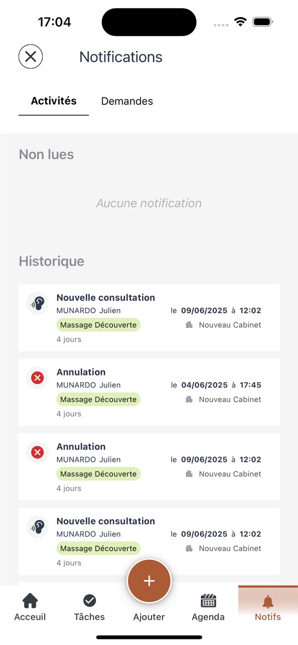 iPhone screenshot